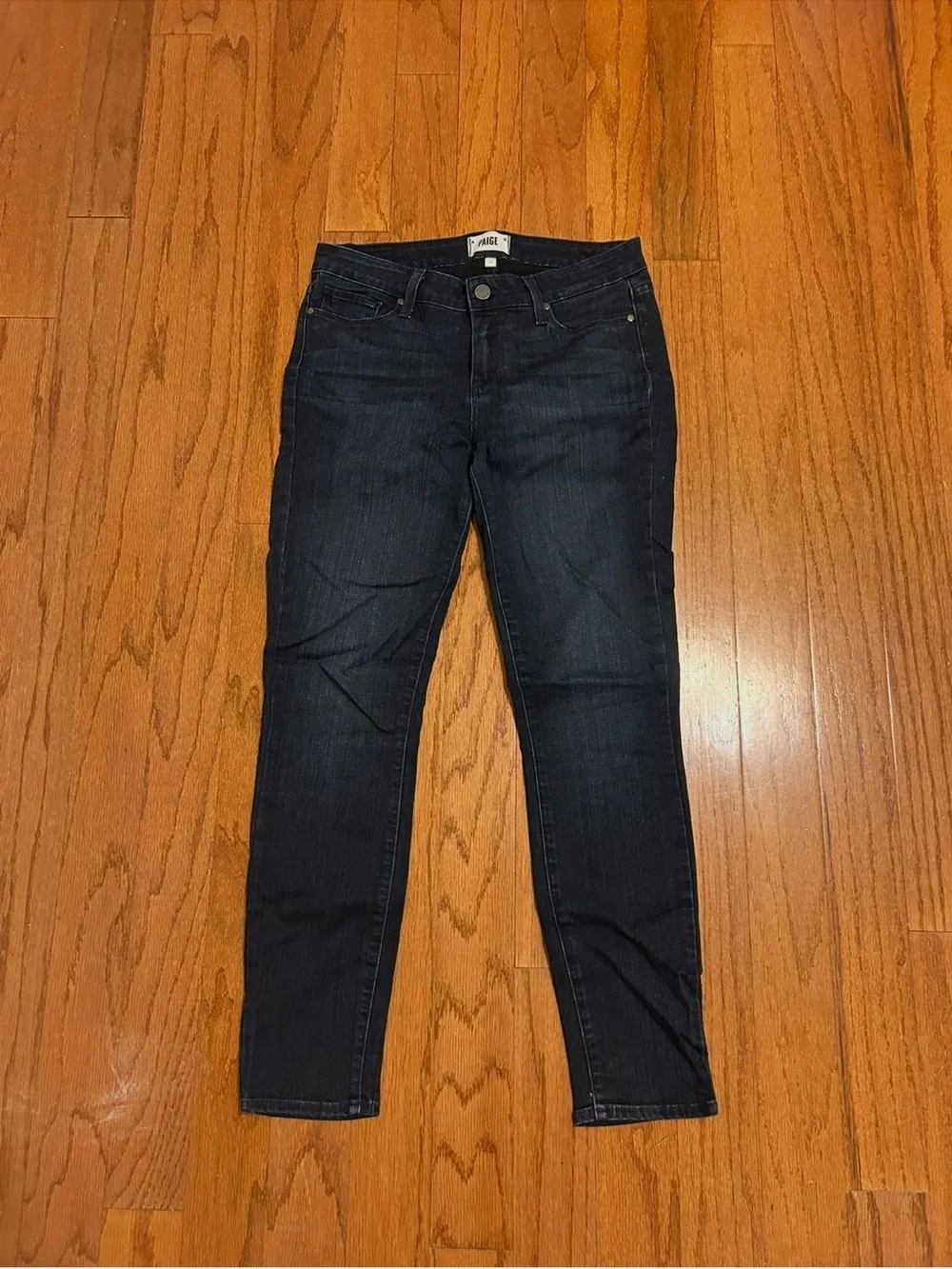 PAIGE Skyline Skinny Jeans Women's Size 29 Dark Wash Premium Designer Denim